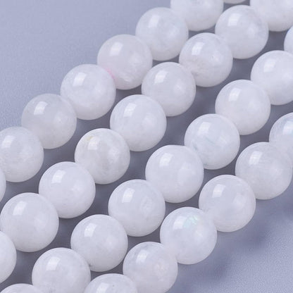 Perles de pierre de lune arc-en-ciel