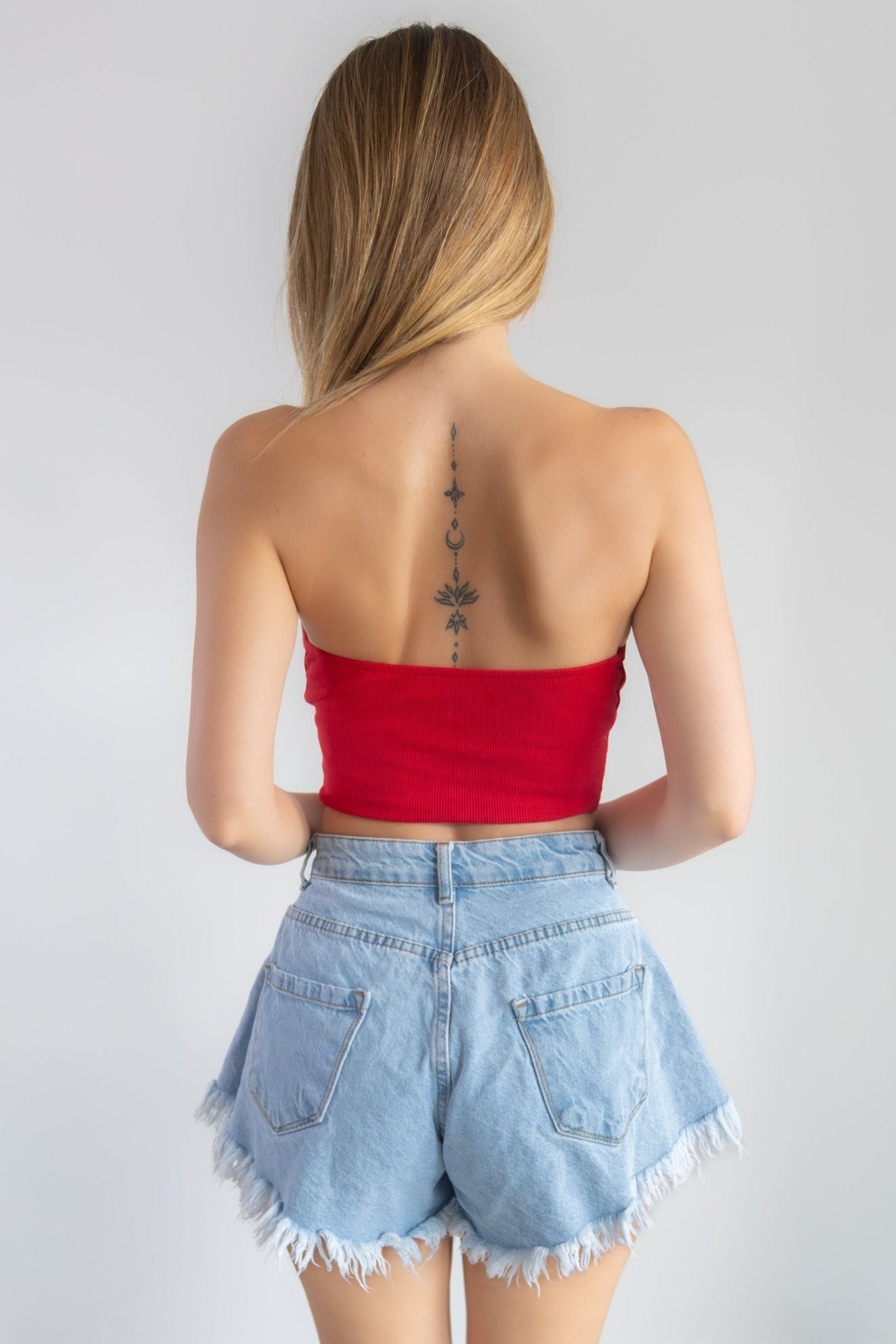 Haut court corset - Taille unique ajustable