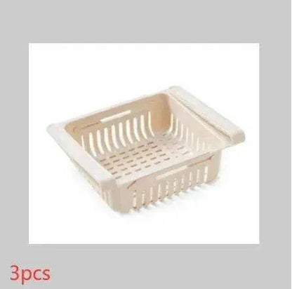 Refrigerator Telescopic Storage Basket - Modern and Stylish Organization