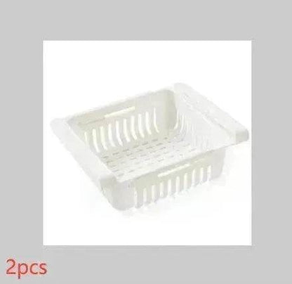 Refrigerator Telescopic Storage Basket - Modern and Stylish Organization