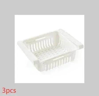Refrigerator Telescopic Storage Basket - Modern and Stylish Organization