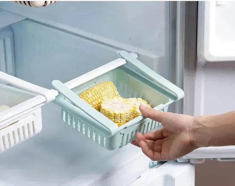 Refrigerator Telescopic Storage Basket - Modern and Stylish Organization