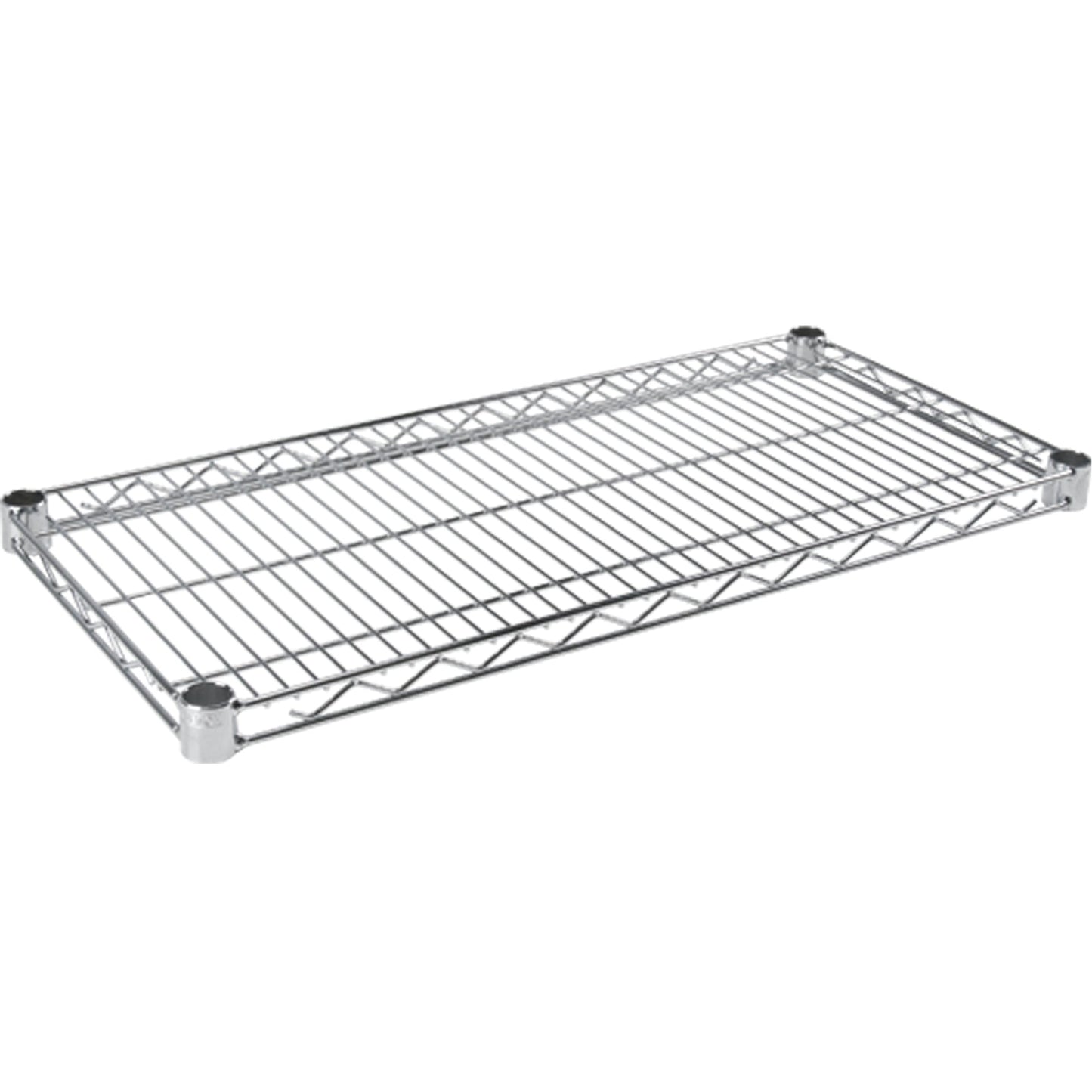 Standard-Duty Chromate Wire Shelf, 36" W x 14" D, 500 lbs. Capacity
