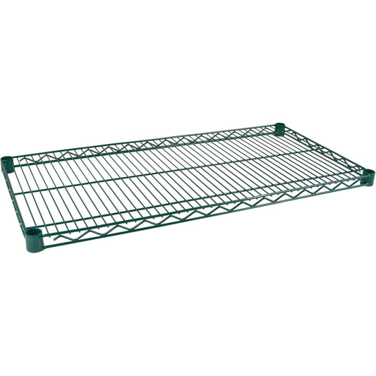 Shelf for Green Epoxy Finish Wire Shelving, 72" W x 14" D, 600 lbs. Capacity
