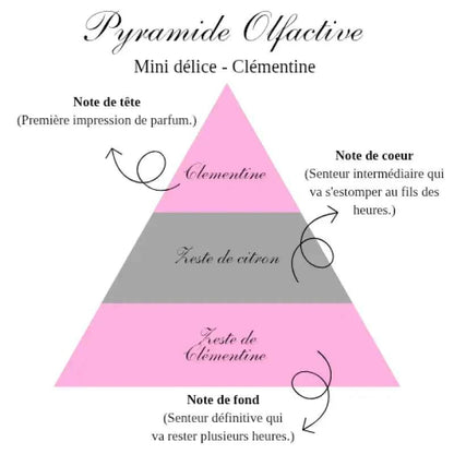 La bougie gourmande mini délice - Clémentine