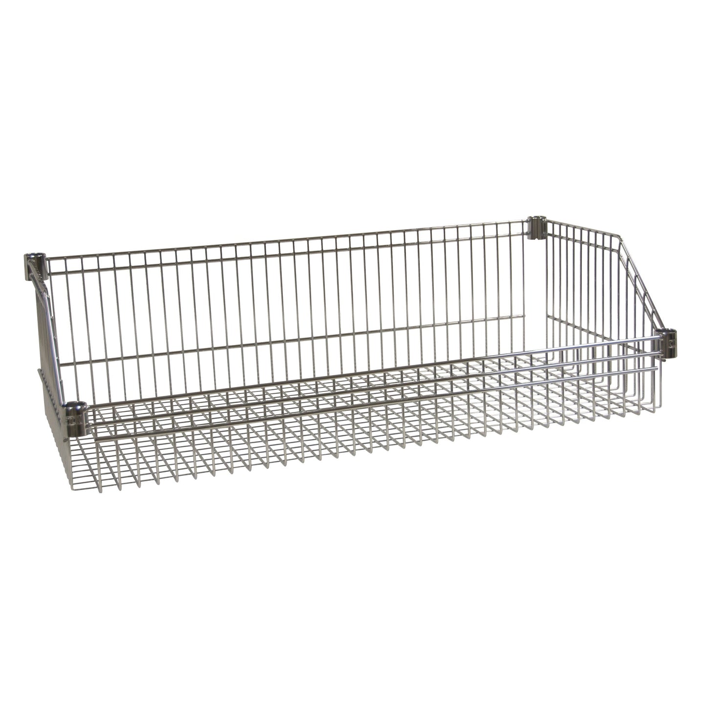 Étagère en treillis métallique, 45,7 cm (18 po) L x 121,9 cm (48 po) P, Capacité de 181,4 kg (400 lb)