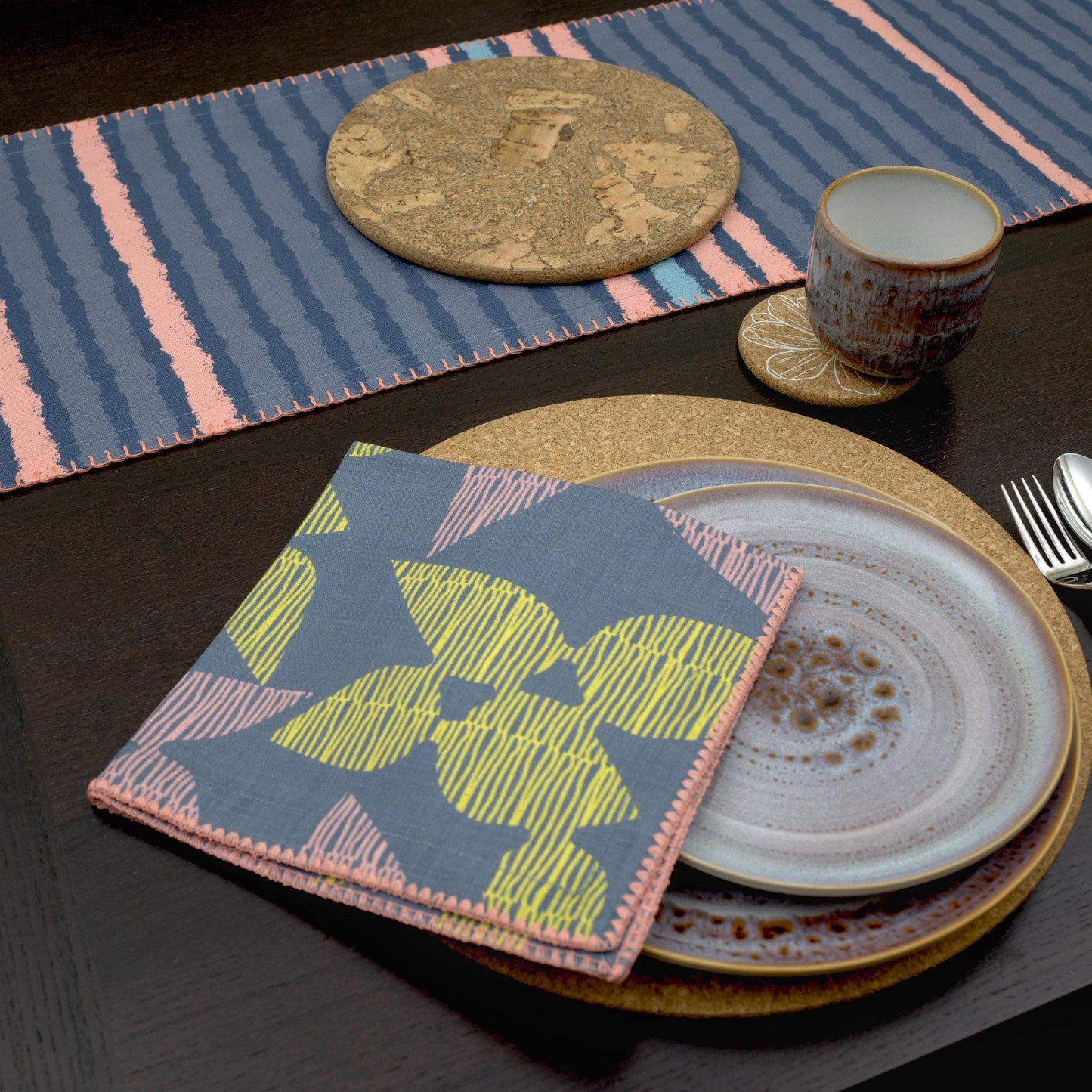 Color Accented Deluxe Table Runner-2 Colors