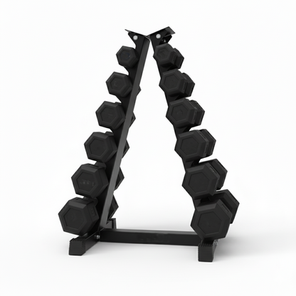 HAJEX Rubber Hex Dumbbells in Canada (2.5 to 150 LB) - Performance Series