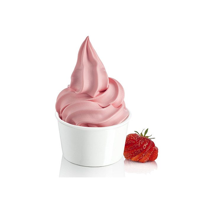 Strawberry Frozen Yogurt Mix - Case of 8 x 1.5 KG bags - Rubicone Canada - Ships Free Within Canada on Orders Above CAD $199
