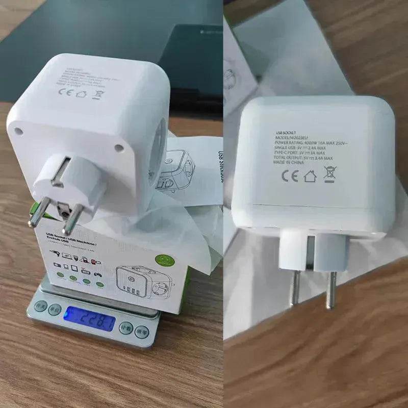 Rubik's Cube Converter European Standard Extension Cable Power Strip Multi-function Power Surge protector Plug Socket