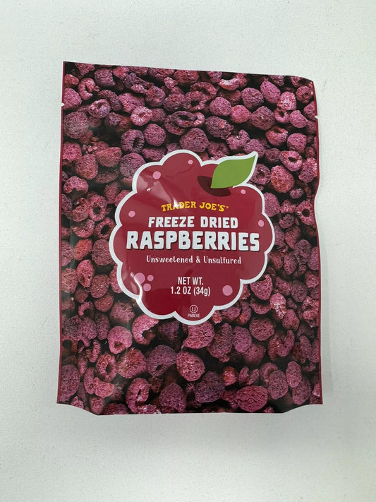 Framboises lyophilisées Trader Joe's, 34g