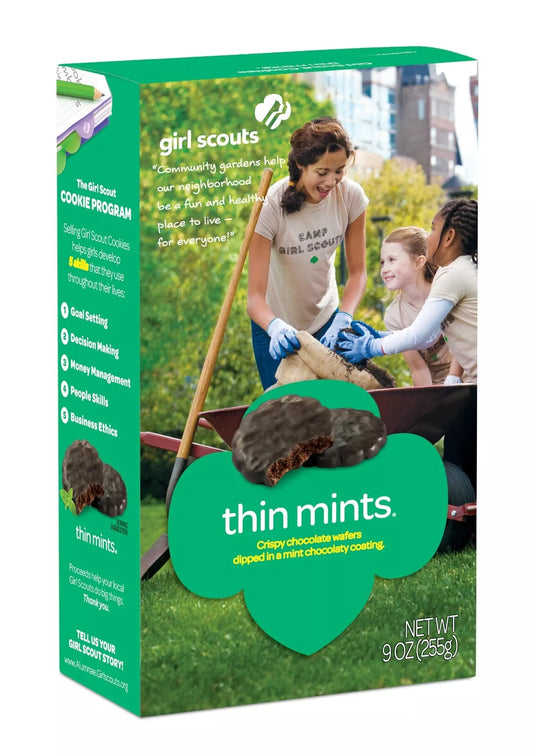 Biscuits Thin Mint de Girl Scouts, 255 g