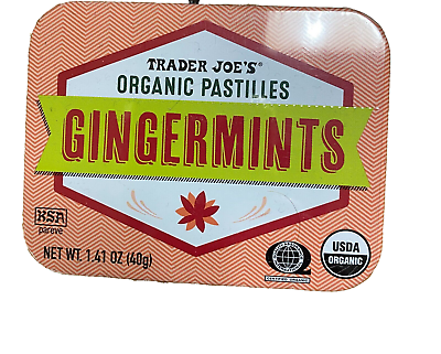 Pastilles à la Menthe et au Gingembre Bio de Trader Joe's, 40 g