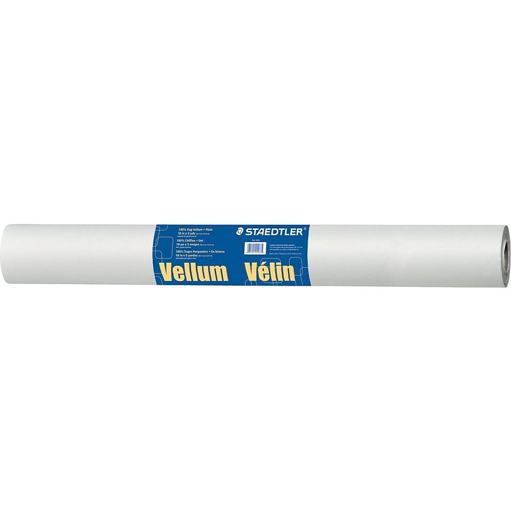 Staedtler-Mars - Papier vélin 100% chiffon - Uni - Rouleau de 36 pouces