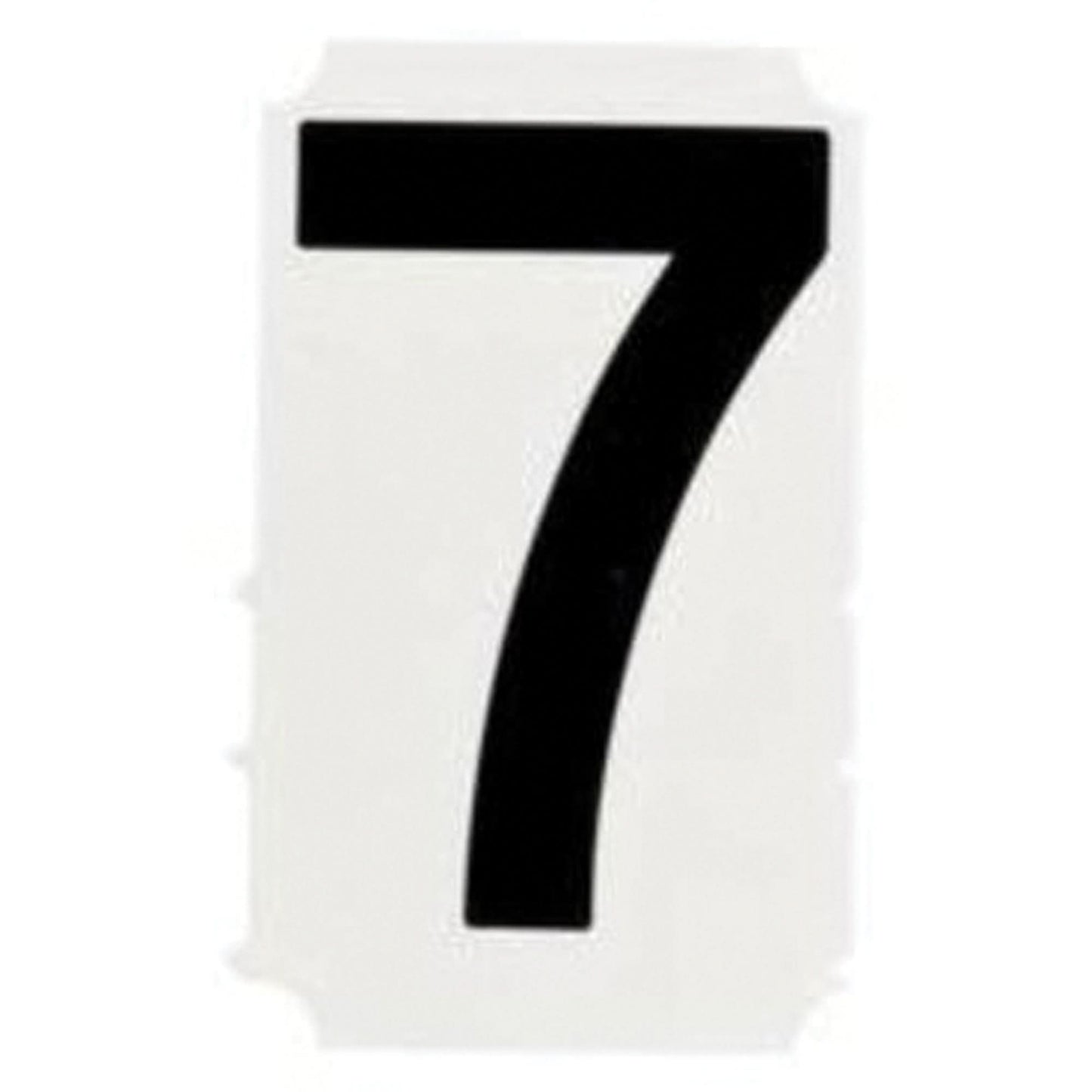 Quick-Align® Individual Gothic Number and Letter Labels, 7, 6" H, Black