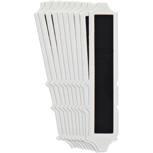 Étiquettes individuelles Quick-Align® Gothic, chiffre et lettre, I, 15,24 cm H, noires