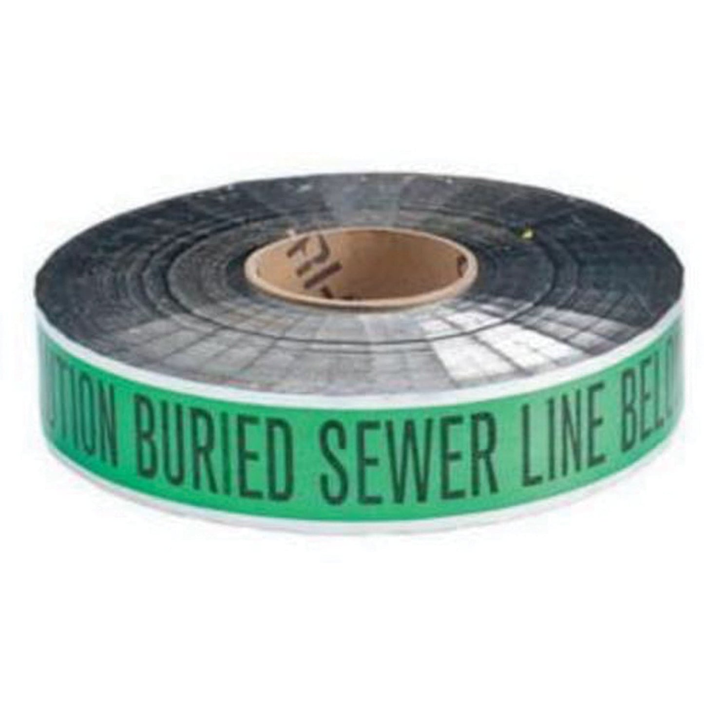 "Sewer Line" Identoline® Underground Warning Tape, 2" W x 1000' L, Black on Green