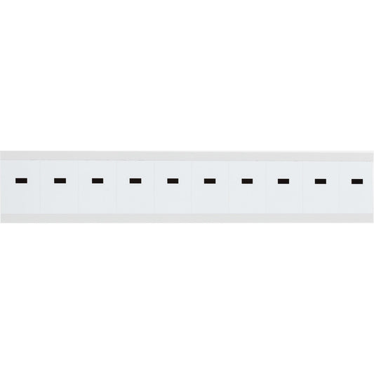 Individual Number & Letter Labels, Dash (-), 1" H, Black on White