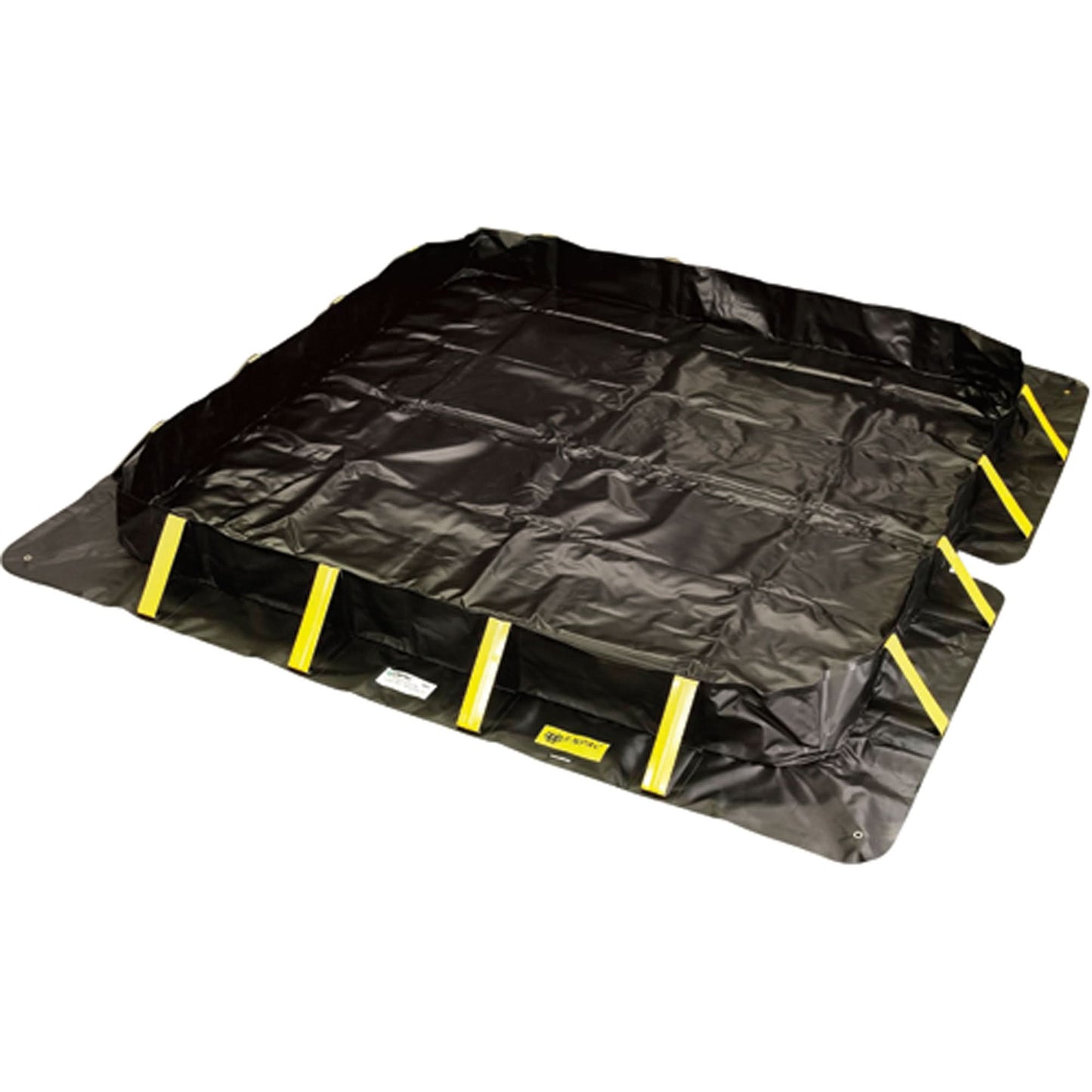 Stinger Collapsible Berm, 159 US gal. Capacity, 8' W x 4' L x 8" H, Snap-Up Bracket