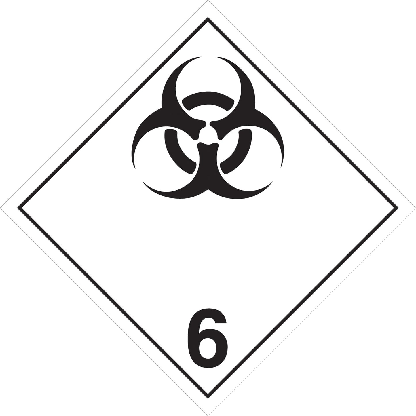 Infectious Substances Placard, Tagboard