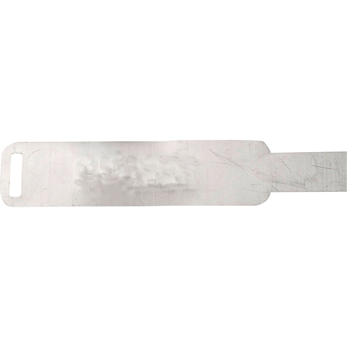 Aluminum Blank Tags, 1" W x 10" H
