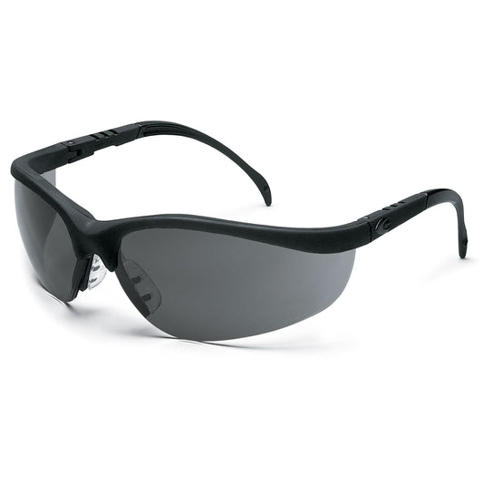 Klondike® Safety Glasses, Grey/Smoke Lens, Anti-Fog/Anti-Scratch, Meets/Exceeds CSA Z94.3