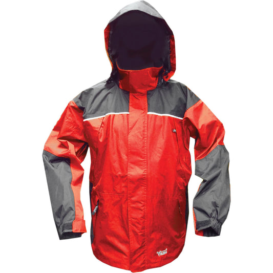 Tempest Classic Outerwear - Jacket, Polyester/PVC, 2X-Large, Charcoal/Red