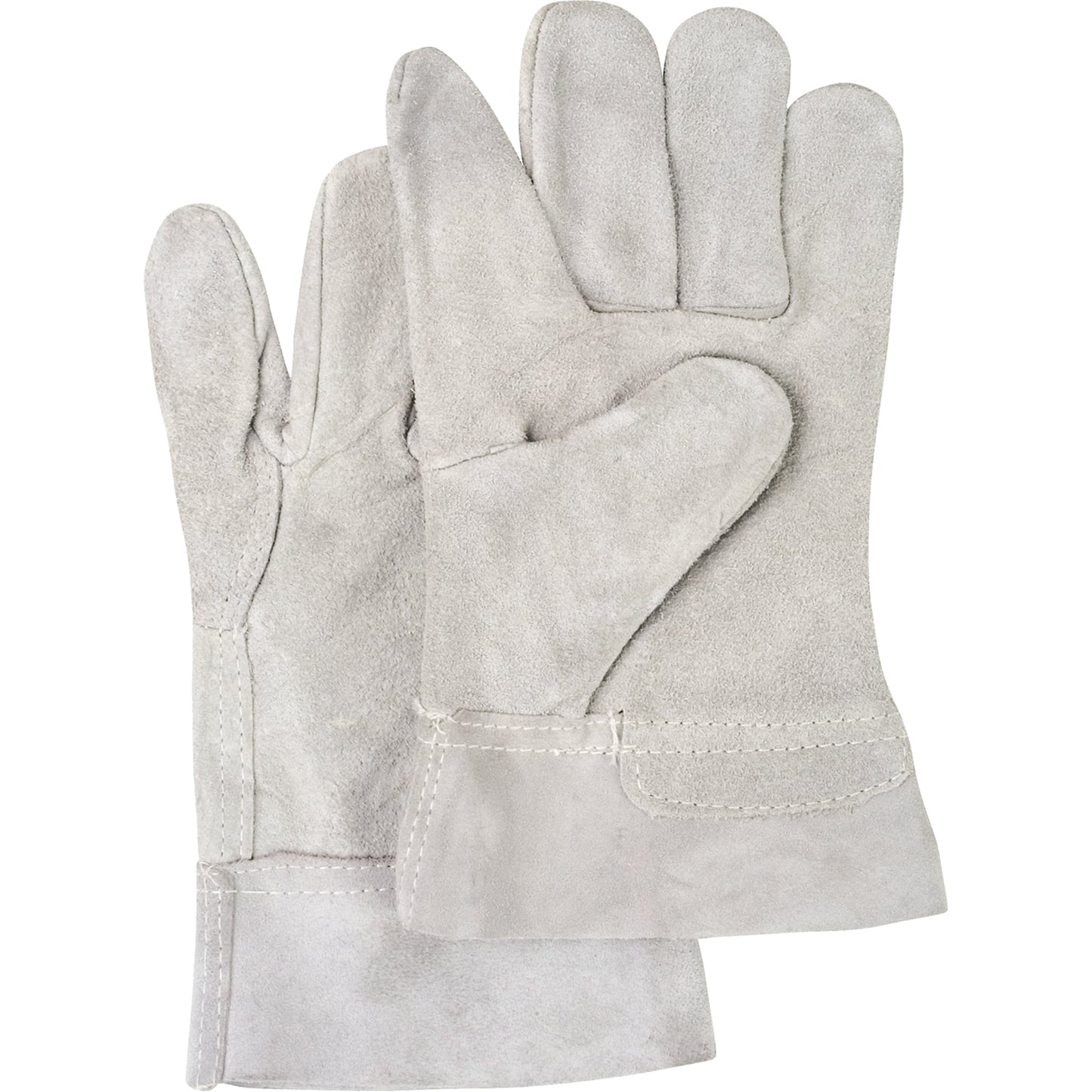 Gants de travail standard, grande taille, paume en croûte de cuir de vachette