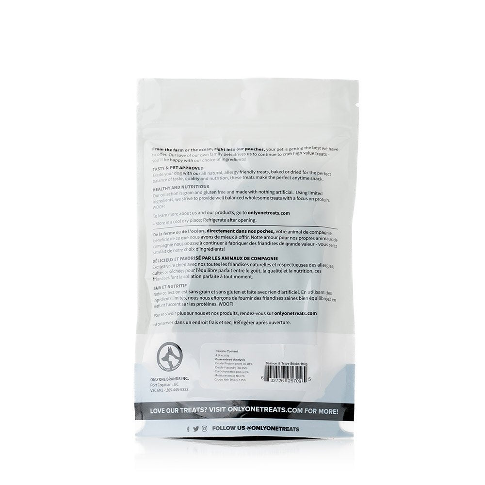 Salmon & Beef Tripe Sticks 85g