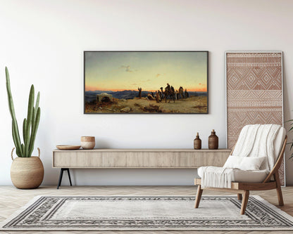 Salomon Corrodi: 19th Century Orientalist Painting, Palestine Art Print