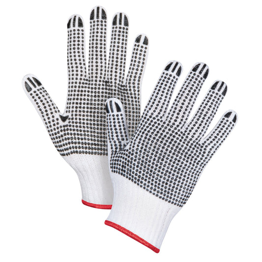 Double-Sided Dotted String Knit Gloves