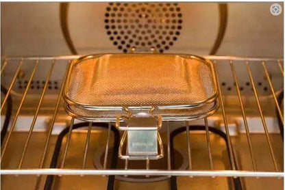 Sandwich BBQ Grill Grille-pain à sandwich Four à pain en acier inoxydable Filet de barbecue Outil de cuisson pour le petit-déjeuner