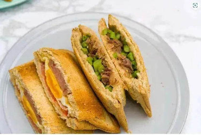 Sandwich BBQ Grill Grille-pain à sandwich Four à pain en acier inoxydable Filet de barbecue Outil de cuisson pour le petit-déjeuner