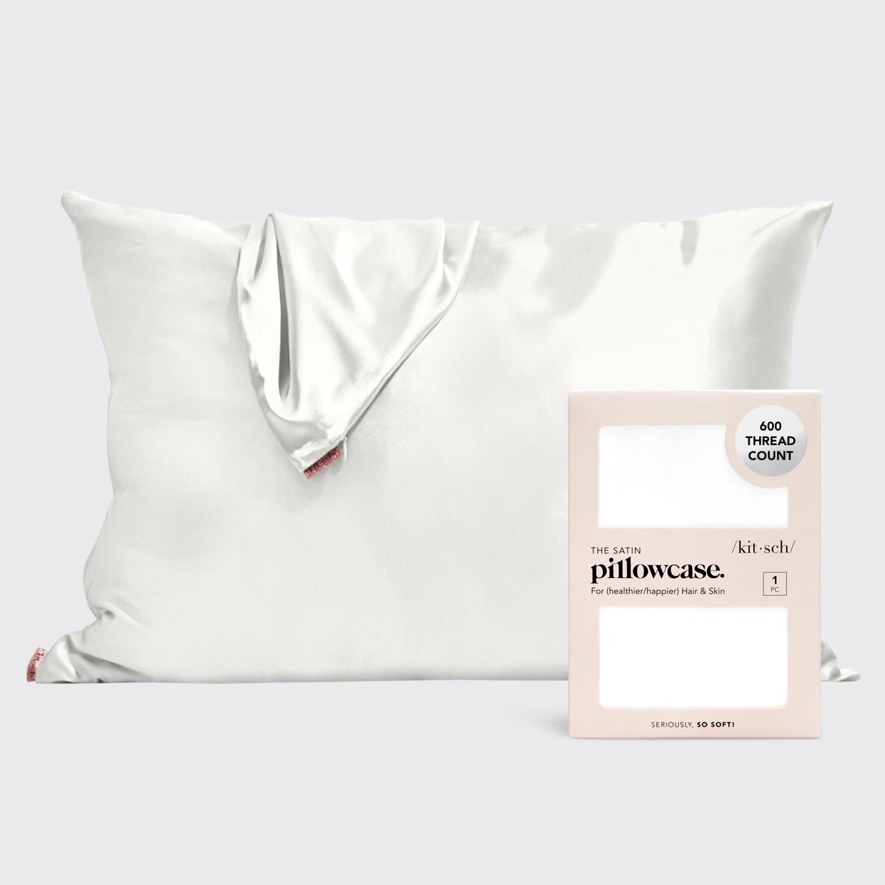 Satin Pillowcase – Ivory