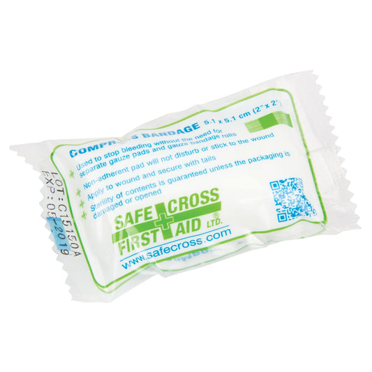 Compress (Pressure) Bandages, 2" L x 2" W