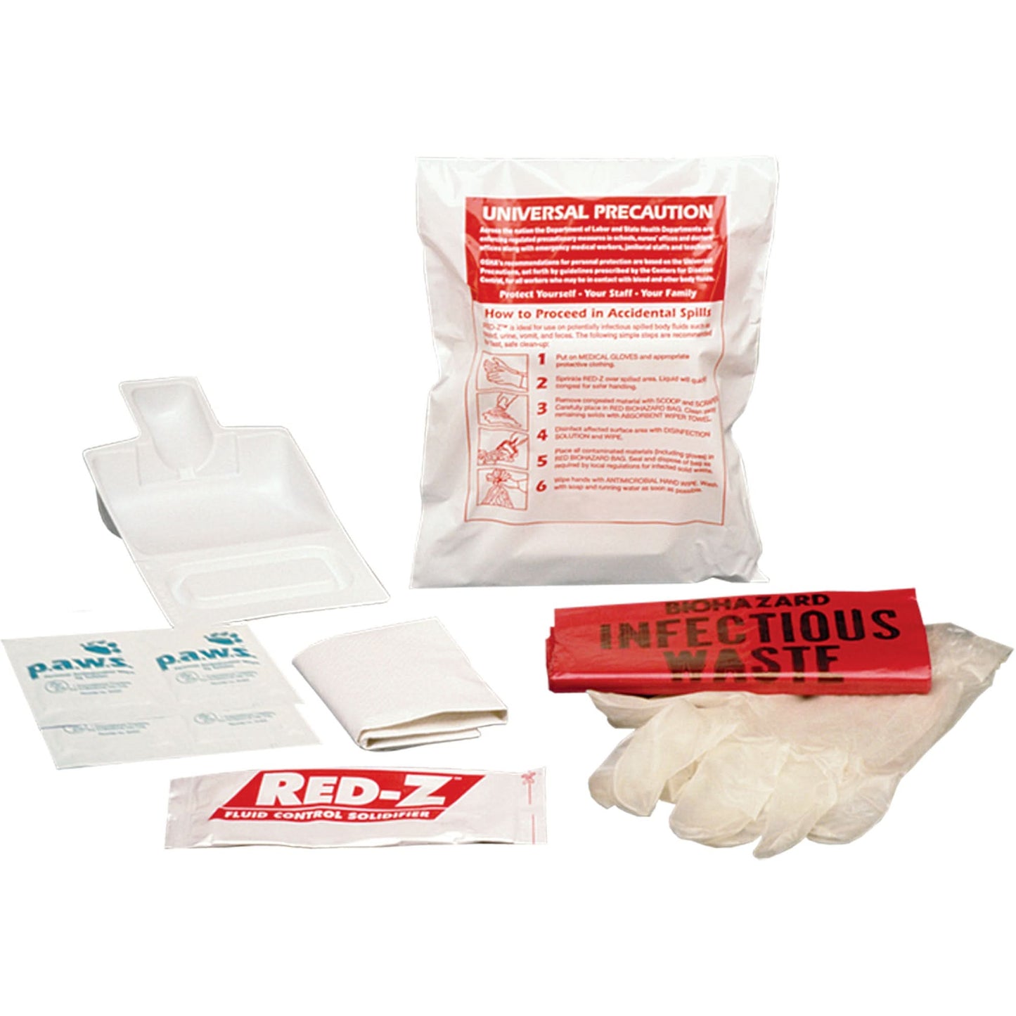 Fluid Spill Clean-Up Kit, Hazmat, Bag