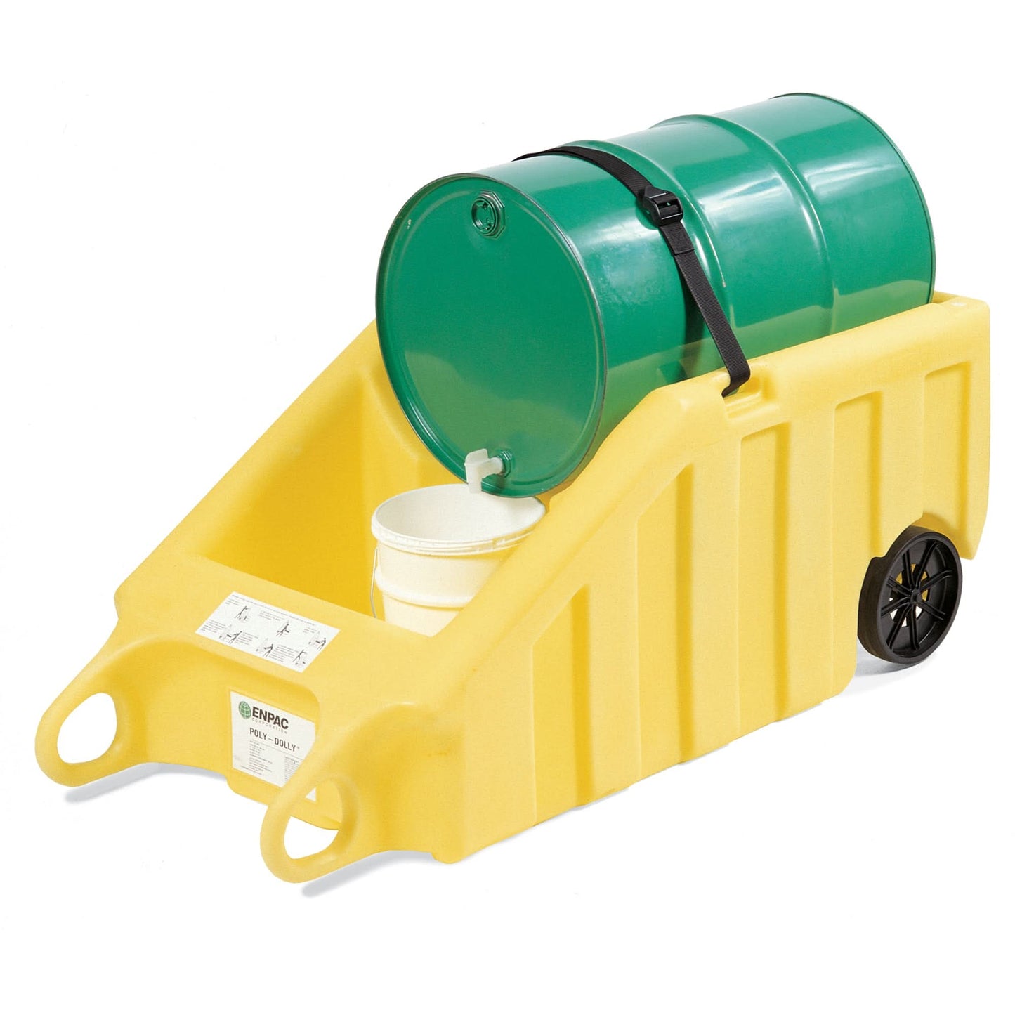 Poly-Dolly®, 69" L x 31.7" W x 26.5" H, 70 US gal. Spill Cap.