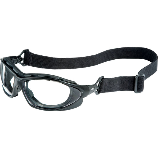 Uvex® Seismic® Safety Goggles, Clear Lens, Anti-Scratch, Closed Vent