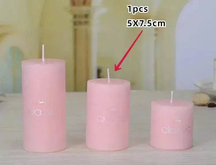 Scented Candle Classic Column Birthday Romantic