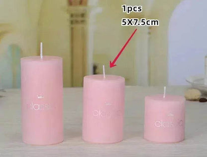 Scented Candle Classic Column Birthday Romantic