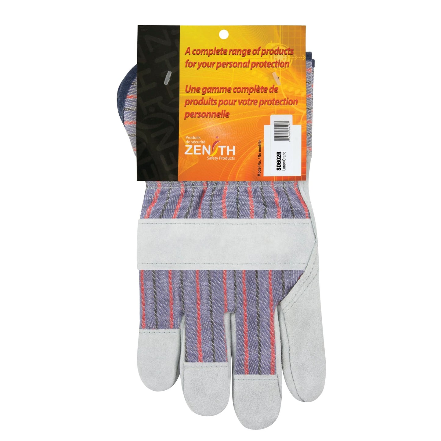 Superior Quality Fitters Gloves, Large, Split Cowhide Palm, Cotton Inner Lining