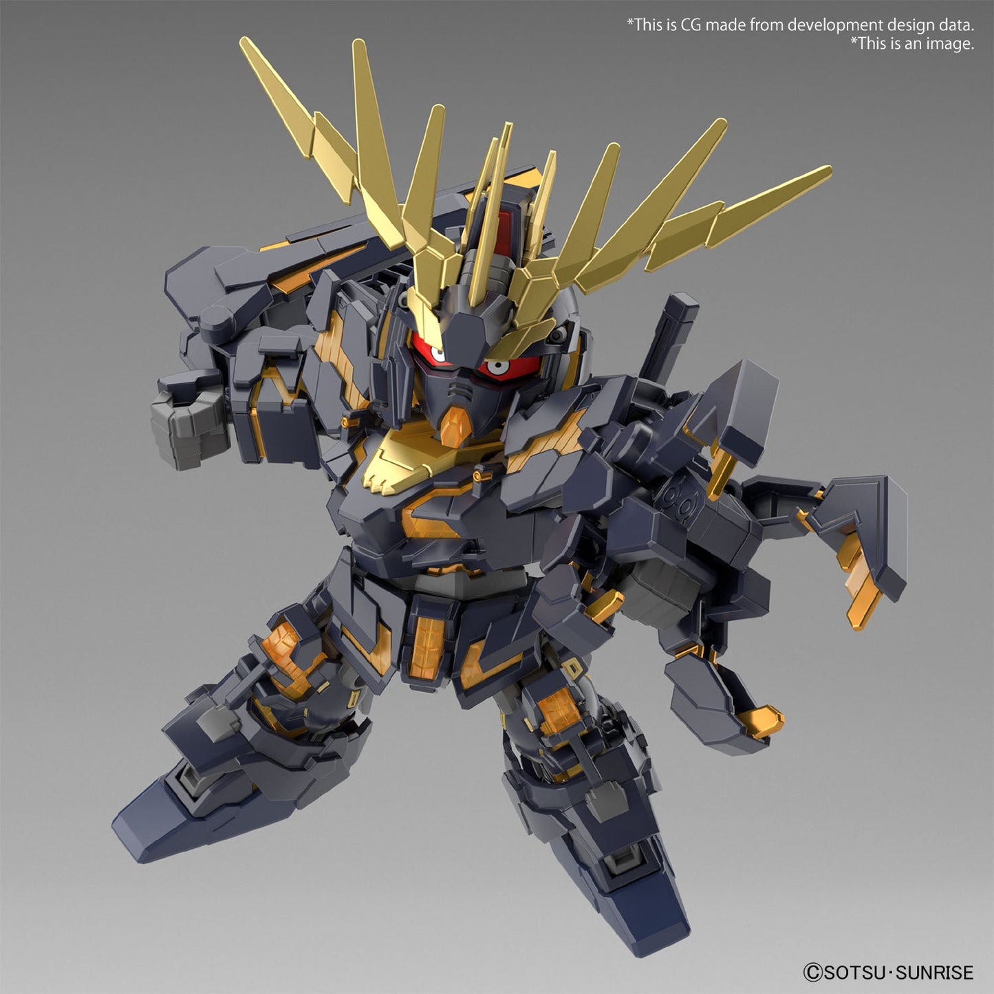 SD GUNDAM CROSS SILHOUETTE UNICORN GUNDAM 02 BANSHEE - DESTROY MODE- & BANSHEE NORN PARTS SET