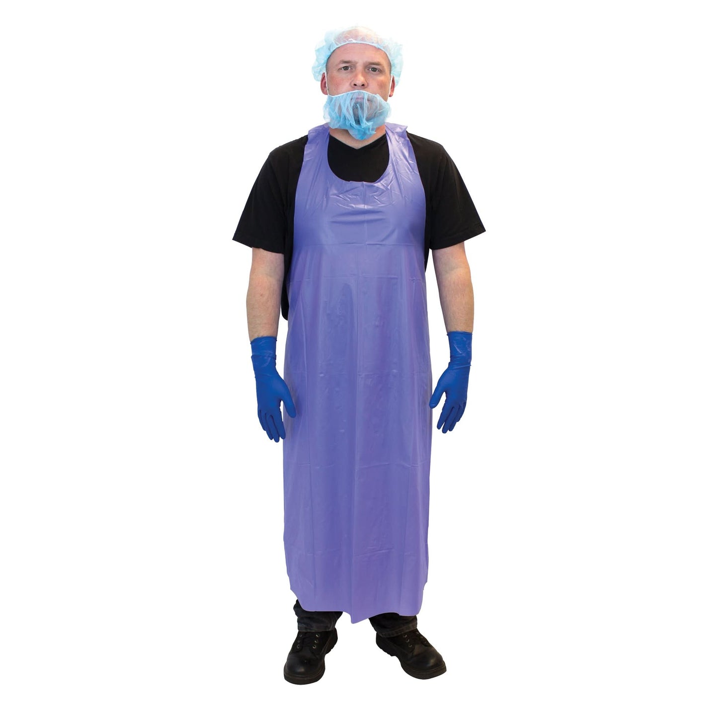 Vinyl Aprons, Vinyl, Blue, 35" W x 45" L