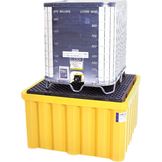 Ultra-IBC Spill Pallet® without Drain, 400 US gal. Spill Capacity, 58.75" x 58.75" x 33"