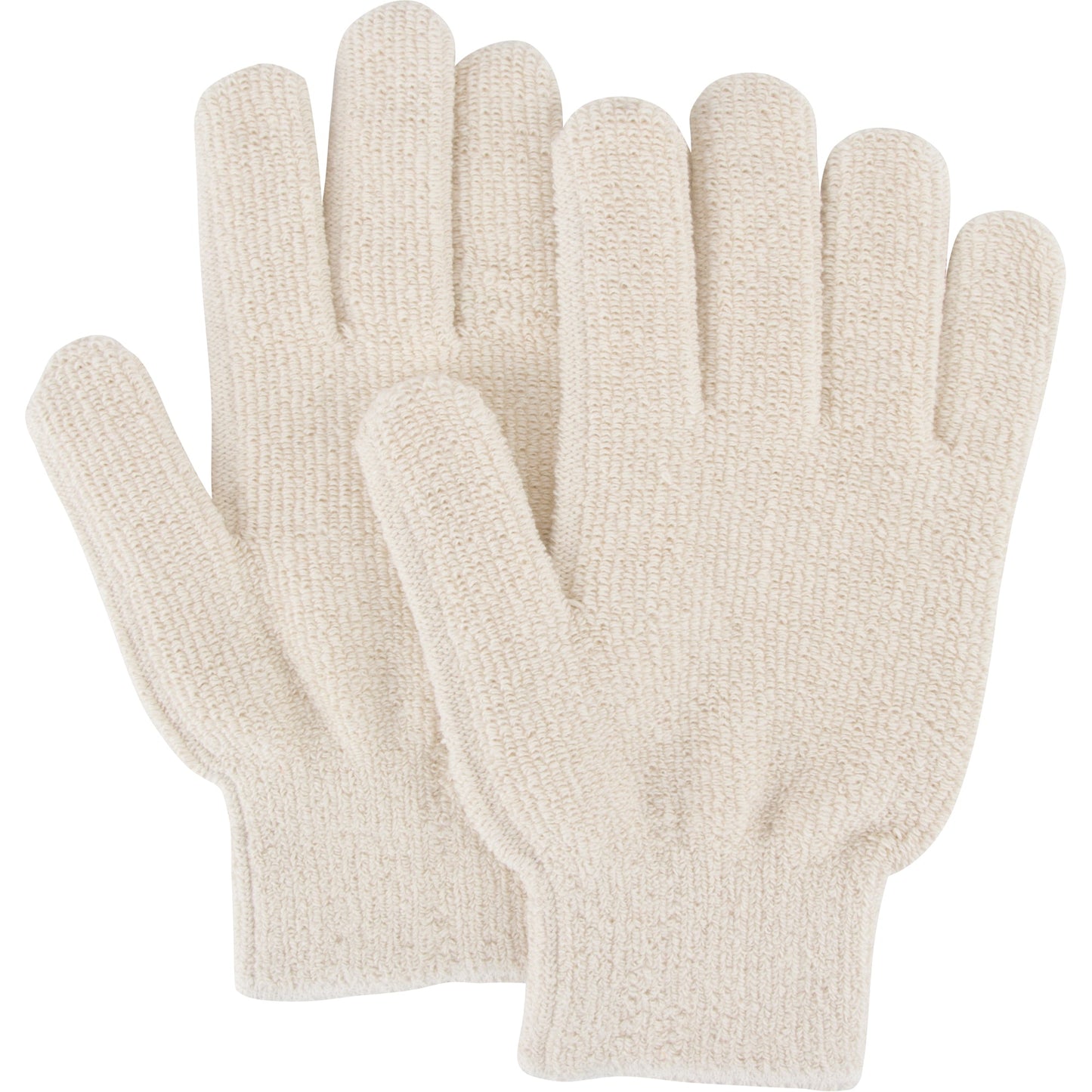 Heat-Resistant Gloves, Terry Cloth, Large, Protects Up To 212° F (100° C)