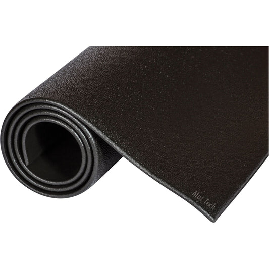 Tapis Tuff-Spun®, à relief martelé, 0,91 m x 1,52 m x 0,95 cm, Noir, éponge PVC
