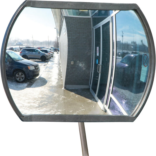 Miroir Convexe Rondtangulaire avec Bras Télescopique