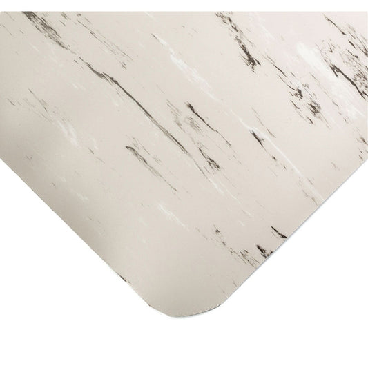 Tile-Top AM Spongecote Anti-Microbial Mats No.420, Smooth, 3' x 10' x 1/2", Grey, Nitrile/Vinyl
