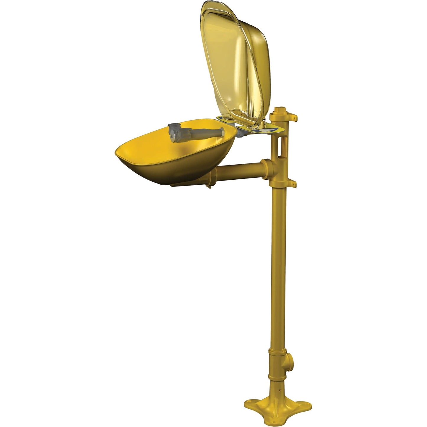 Halo™ Eyewash Stations, Pedestal Installation, Plastic Bowl