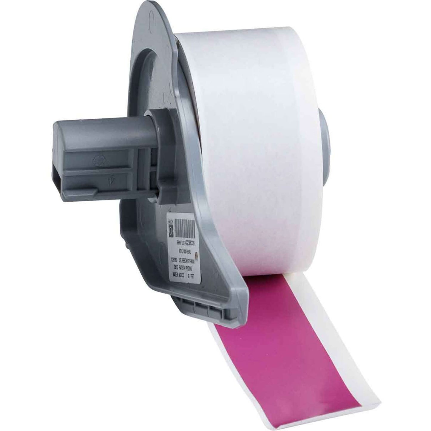 Indoor-Outdoor Label Printer Tape, Vinyl, Purple, 1" Width